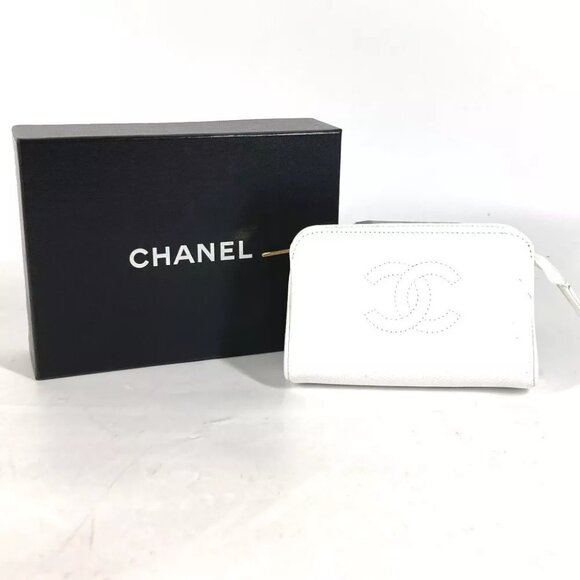 CHANEL Cigarette Case CC CC Mark Makeup pouch Cosmetics Pouch - Picture 6 of 12